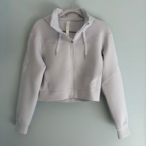 Lululemon Rogue Renegade Zip Hoodie BRAND NEW size 6 arctic white